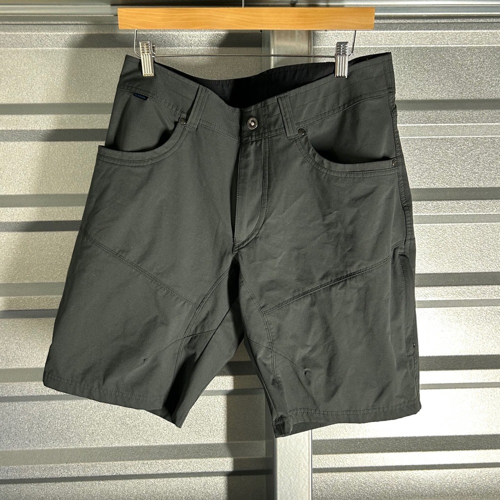 Kuhl Renegade Shorts Mens 34 Grey Hiking Outdoor Technical Gorpcore Utility